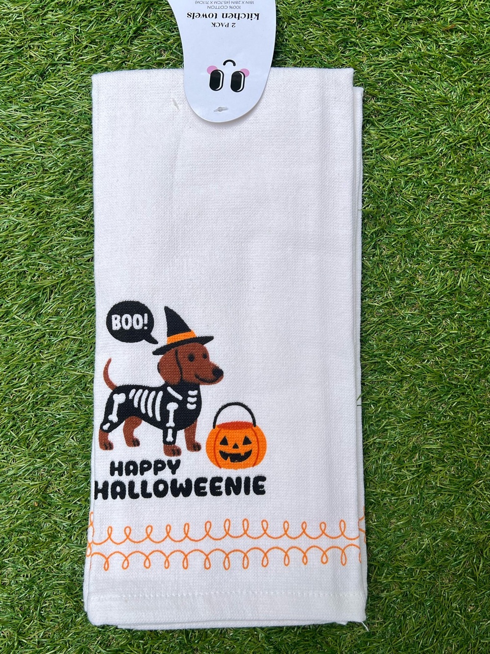 Dachshund Hallo Weenie Towel Set | 2pcs